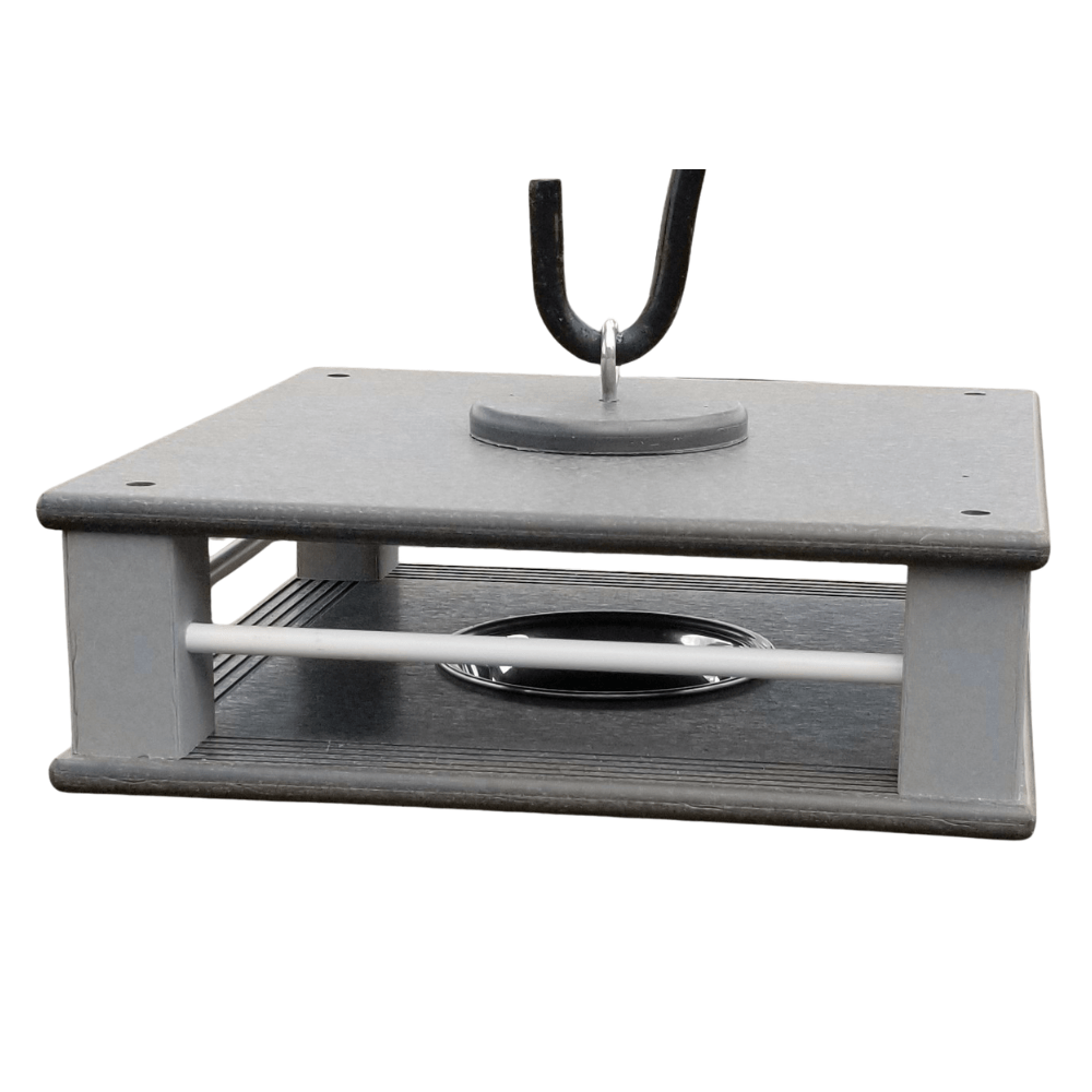 Gilbertson bluebird feeder in gray color