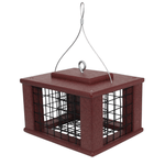 Sparrow-Resistant Upside-Down Suet Feeder