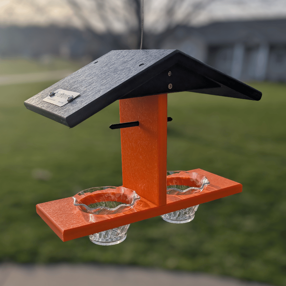 Double Cup Hanging Oriole Feeder