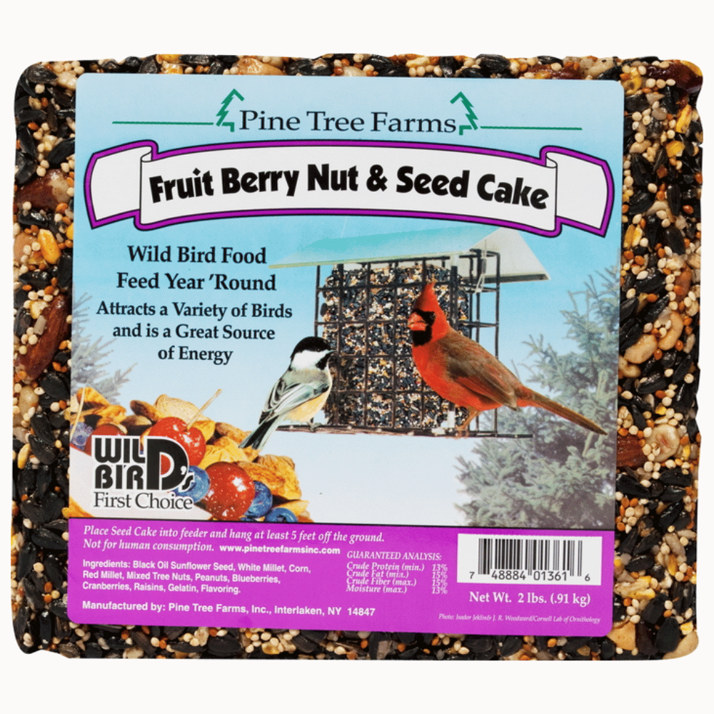 Pine Tree Farms Fruit Berry Nut Seed Cake 2 lbs.