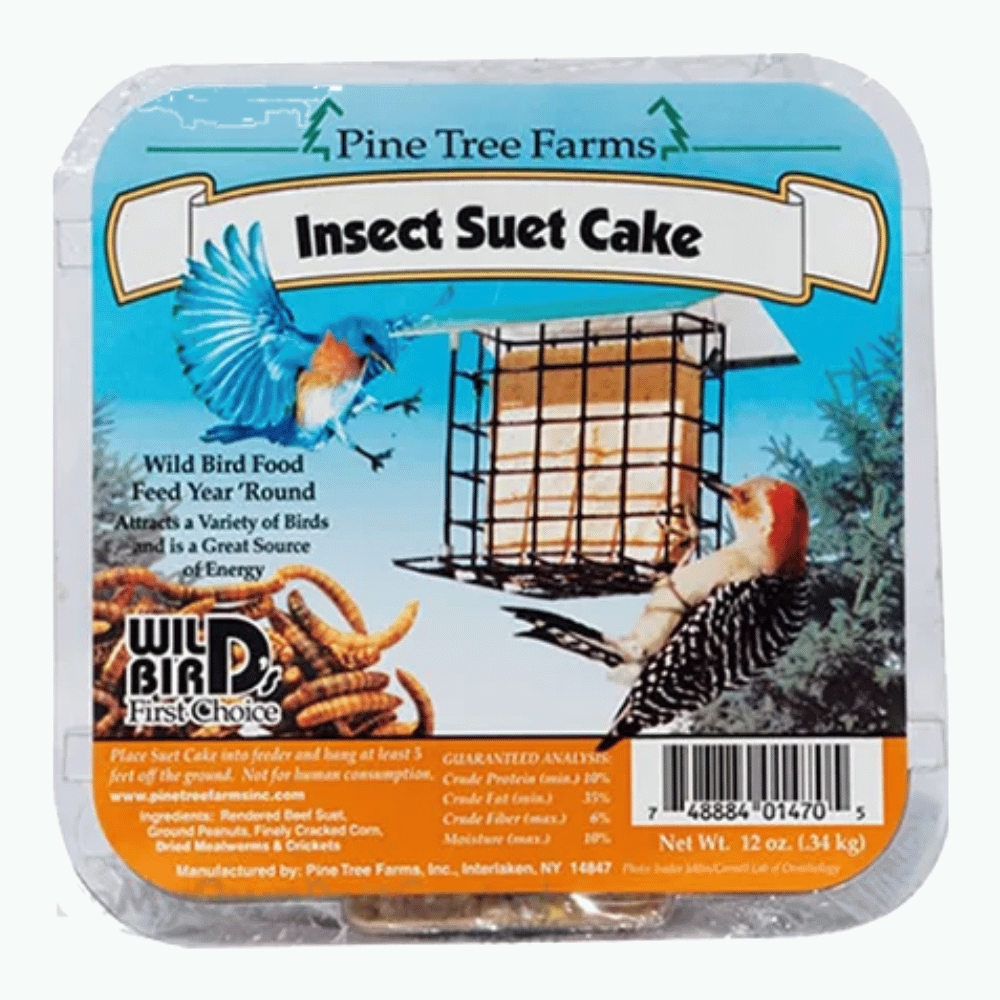 Pine Tree Farms Insect Suet Cake 12 oz