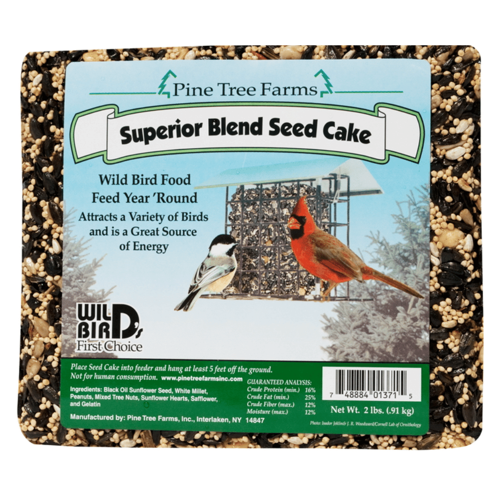 Pine Tree Farms Large Superior Blend Seed Cake 2 lbs.