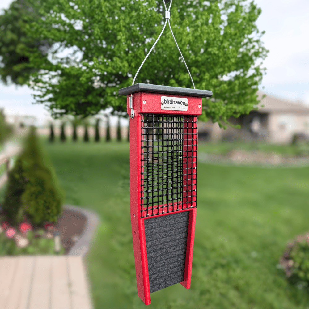 Pileated Woodpecker Double Suet Feeder