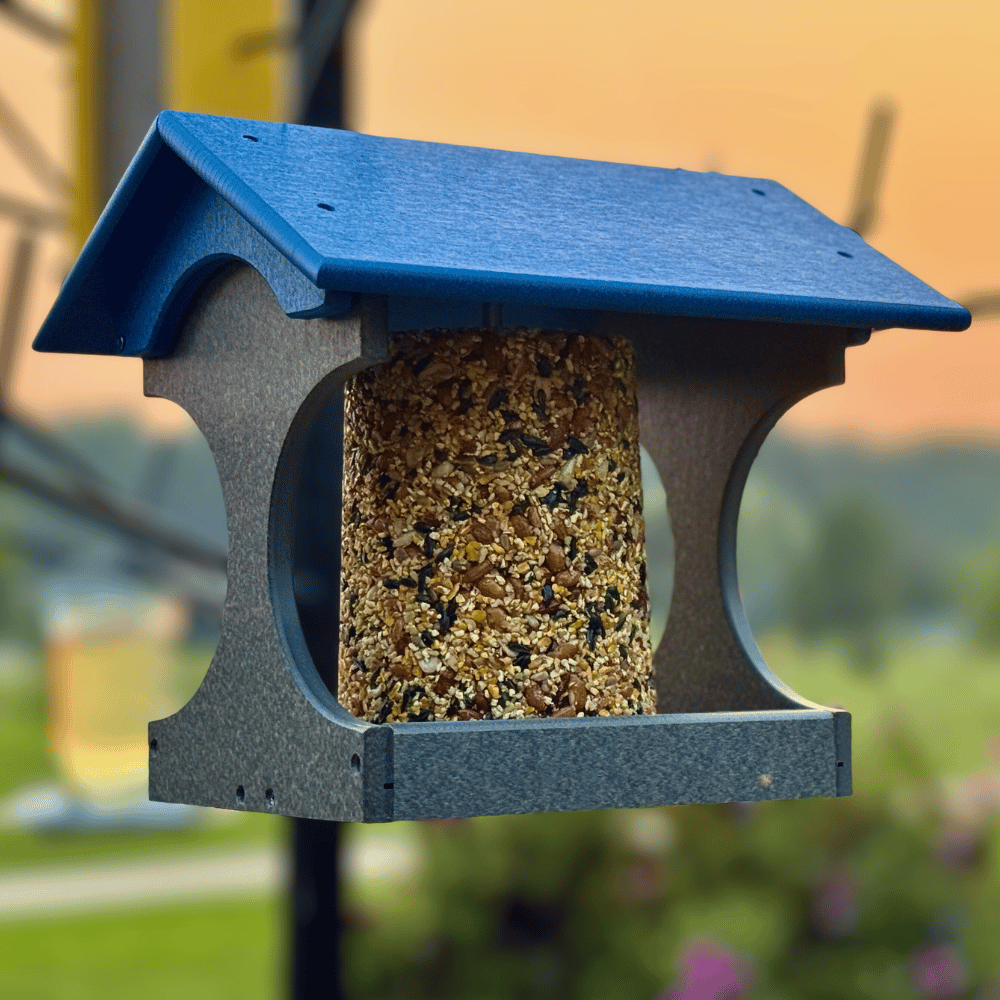 Suet Log & Seed Cylinder Feeder