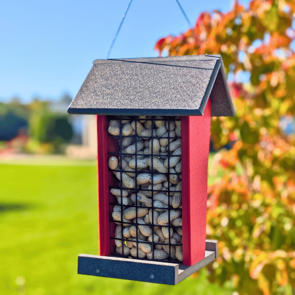 Whole Peanut Mesh Bird Feeder